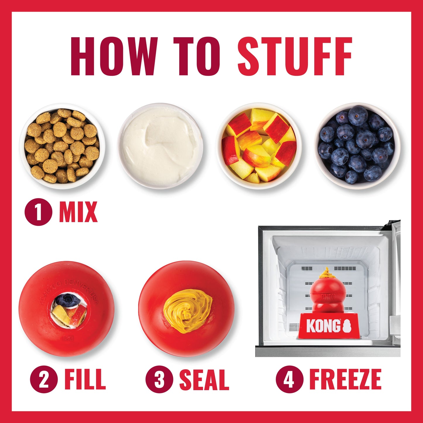 ® Classic Stuffable Dog Chew Toy, Medium